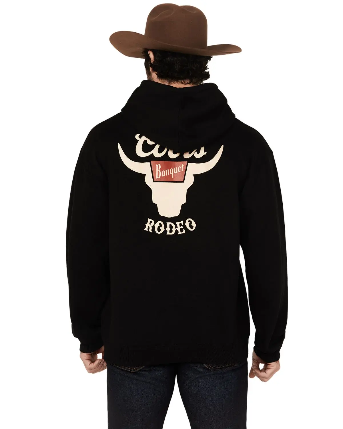 Coors Men's Men'S Boot Barn Rodeo Steer Head Hooded Sweatshirt - 47-260-286
