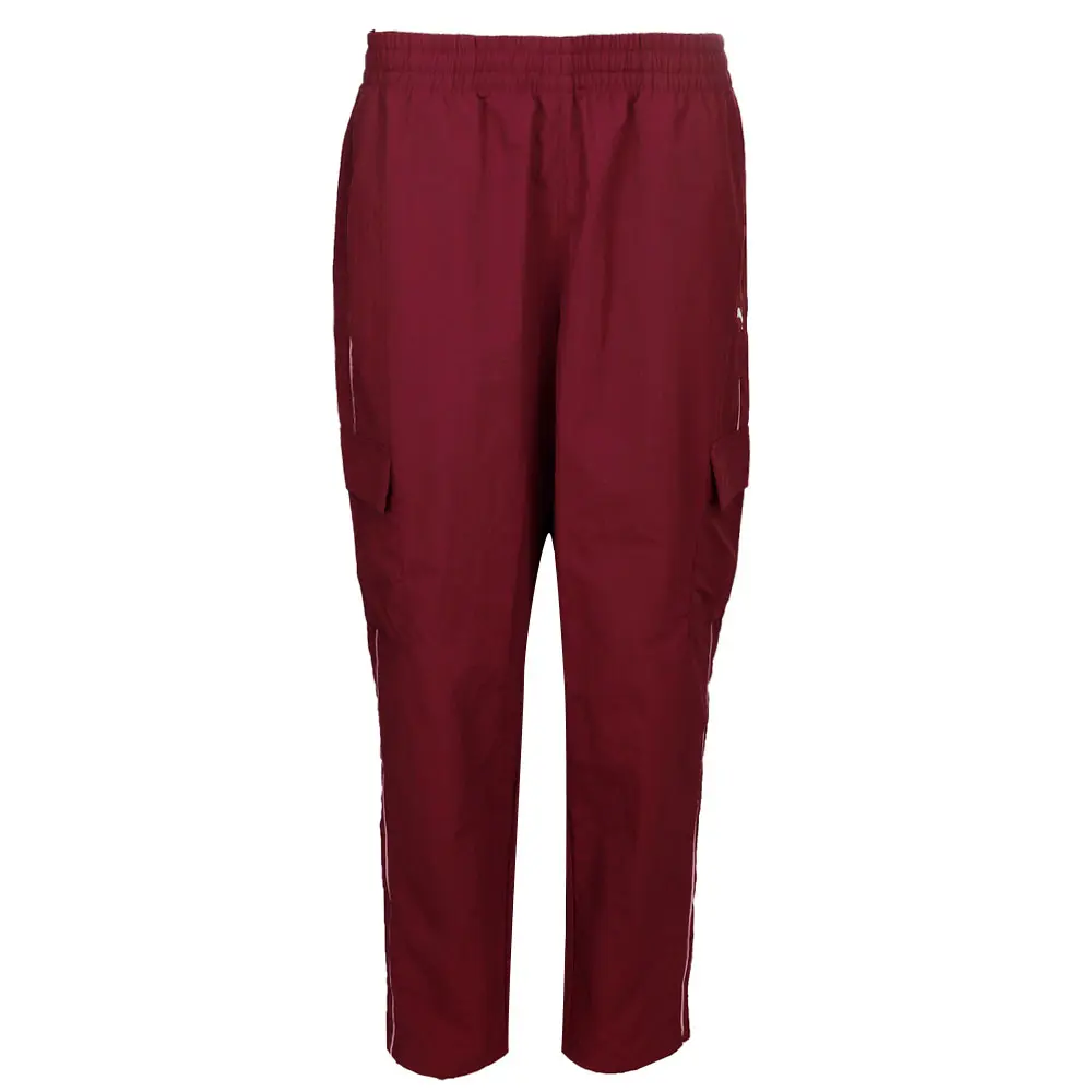 PUMA Womens Sport Woven Cargo Pants Casual - Red
