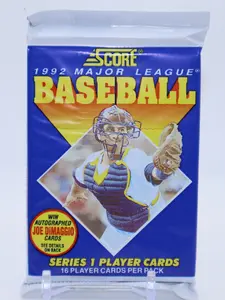 1992 Score Series 1 Baseball Pack (16 Cards)