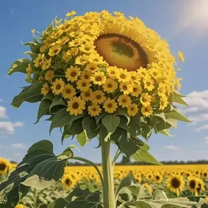 50PCS Sunflower Seeds for Planting | Rare Perennial Sunflower Variety, Non-GMO Heirloom Flower Seeds, Easy to Grow and Maintain, Perfect for Home Gardens, Outdoor Planting, Flower Beds, and Attracts Pollinators