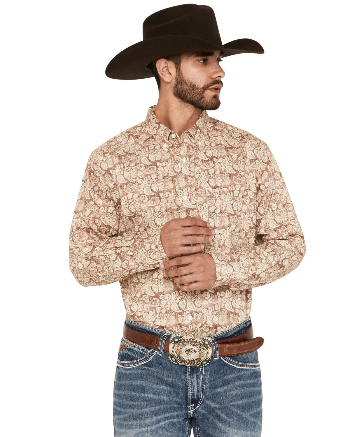 Ariat Men's Men'S Boot Barn Fynn Paisley Print Long Sleeve Button-Down - 10081848