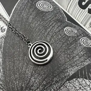 Spiral Uzumaki Necklace Anime Unisex