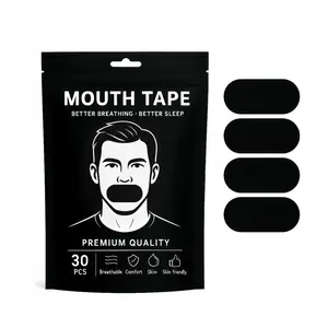 30 Pack Ultra Breathable Mouth Tape, Lip-Shaped Design Sleep Strips, Strong Adhesive, Comfortable Fit, Snoring Relief, Better Night Sleep