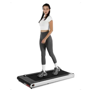 【GARVEE】Compact Walking Pad Treadmill with 2.25-2.5 HP Motor, Speed Range 0.6-6 KM/H (0.6-3.8 MPH), Supports up to 256 LBS, Features Plug & Play, Remote & Button Control, LCD Monitor, Space-Saving Folding Design for Home and Office Use