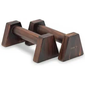 Wooden Push Up Bars - Calisthenics Equipment for Core and Upper  Strength  and Exercise | Push Up Handles | Pushup Bars | Parallettes