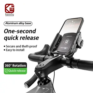 KEWIG M8SP Bike Phone Mount One-second removal and assembly, anti-theft design, 360° rotation adjustment, secure clamping Compatible with bicycles, motorcycles, electric scooters, ATVs