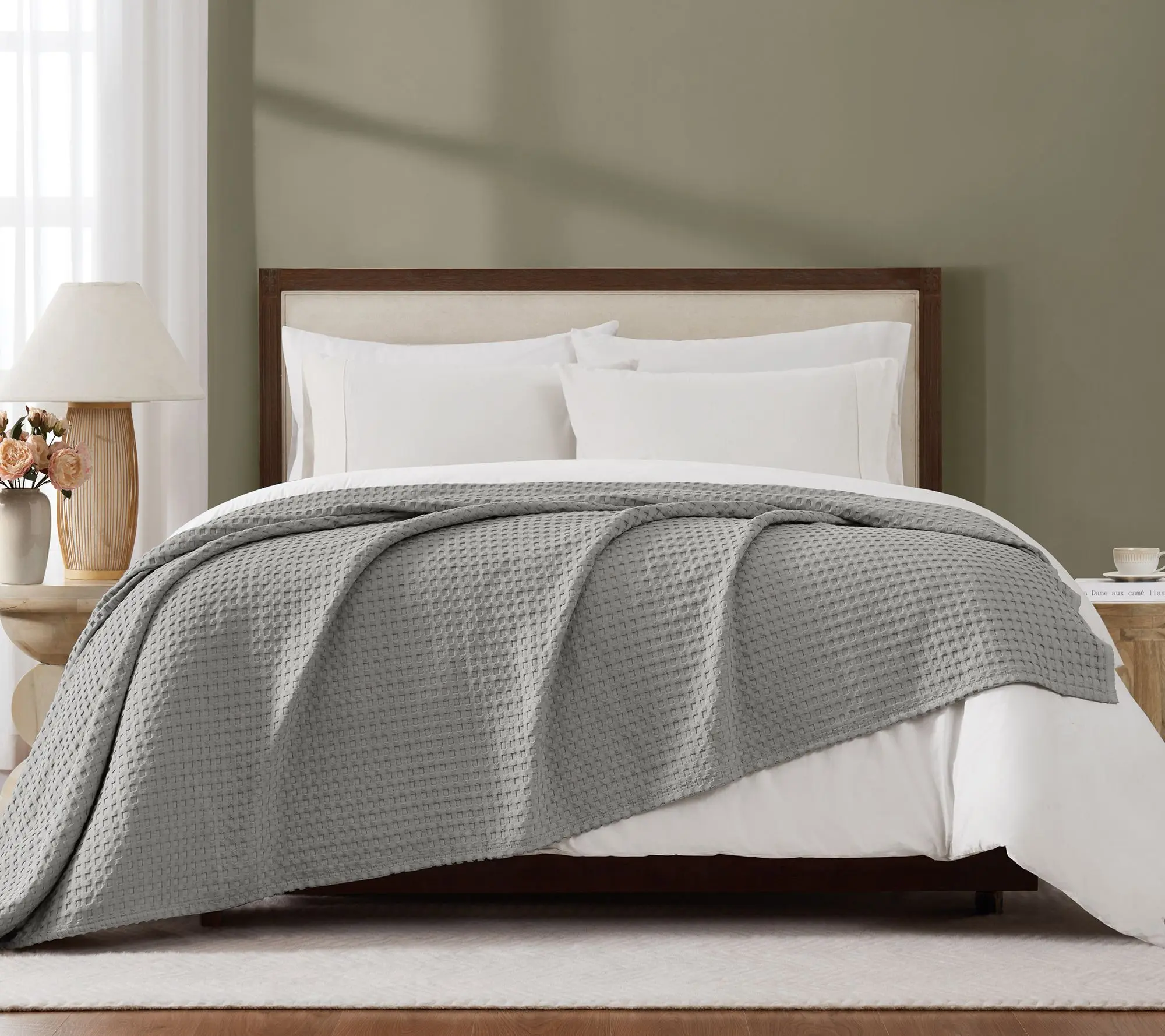 Brooklyn Loom Cotton Waffle Full/Queen Blanket