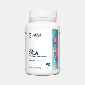 P.E.A. Palmitoylethanolamide Liposomal 90 Edible Capsules US Healthcare Dietary Supplement for Fitness & Vitamin