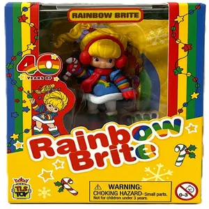 Rainbow Brite (Christmas Edition) Rainbow Brite with Earmuffs Figure - 2.5' Inch