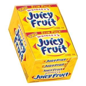 Wrigley's Juicy Fruit Gum 10pk 15 ea - 15 Snacks - Yellow Packaging
