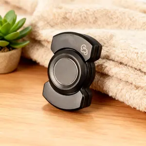 Multifunctional 3-in-1 Transforming Fidget Spinner Portable Handheld Metal Stress Relief & Focus Toy for Adults with ADHD Sensory Desk Slider for Home Office & Outdoor Use