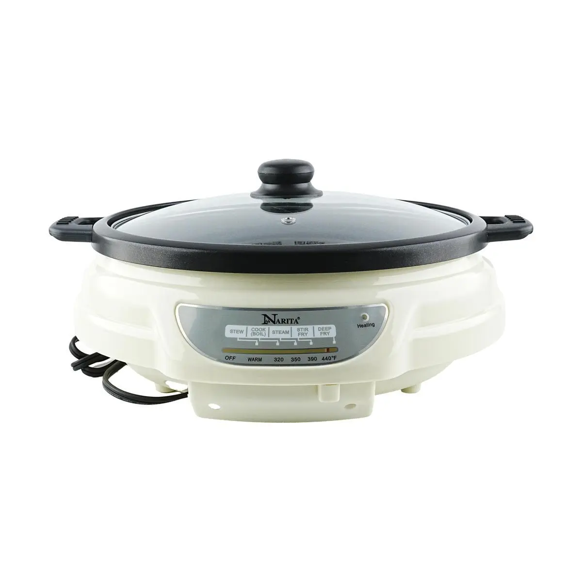 NARITA 5.0L Electric Hot Pot & Grill Combo Multi-Function Cooker