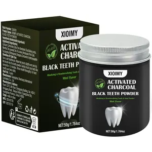Activated Charcoal Teeth Brightening Powder, Deep Cleaning Teeth Care Powder, Oral Care Product for Men & Women, Teeth Brightener