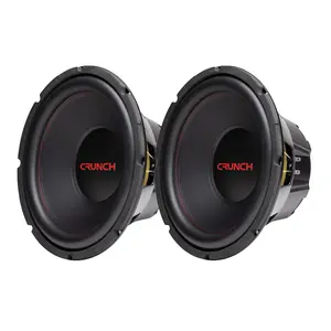 Crunch CRW12D4 12 Inch MAX 4 Ohm Dual Voice Coil Car Subwoofer Speakers (2 Pack) Crunch CRW12D4 12 Inch MAX 4 Ohm Dual Voice Coil Car Subwoofer Speakers (2 Pack)