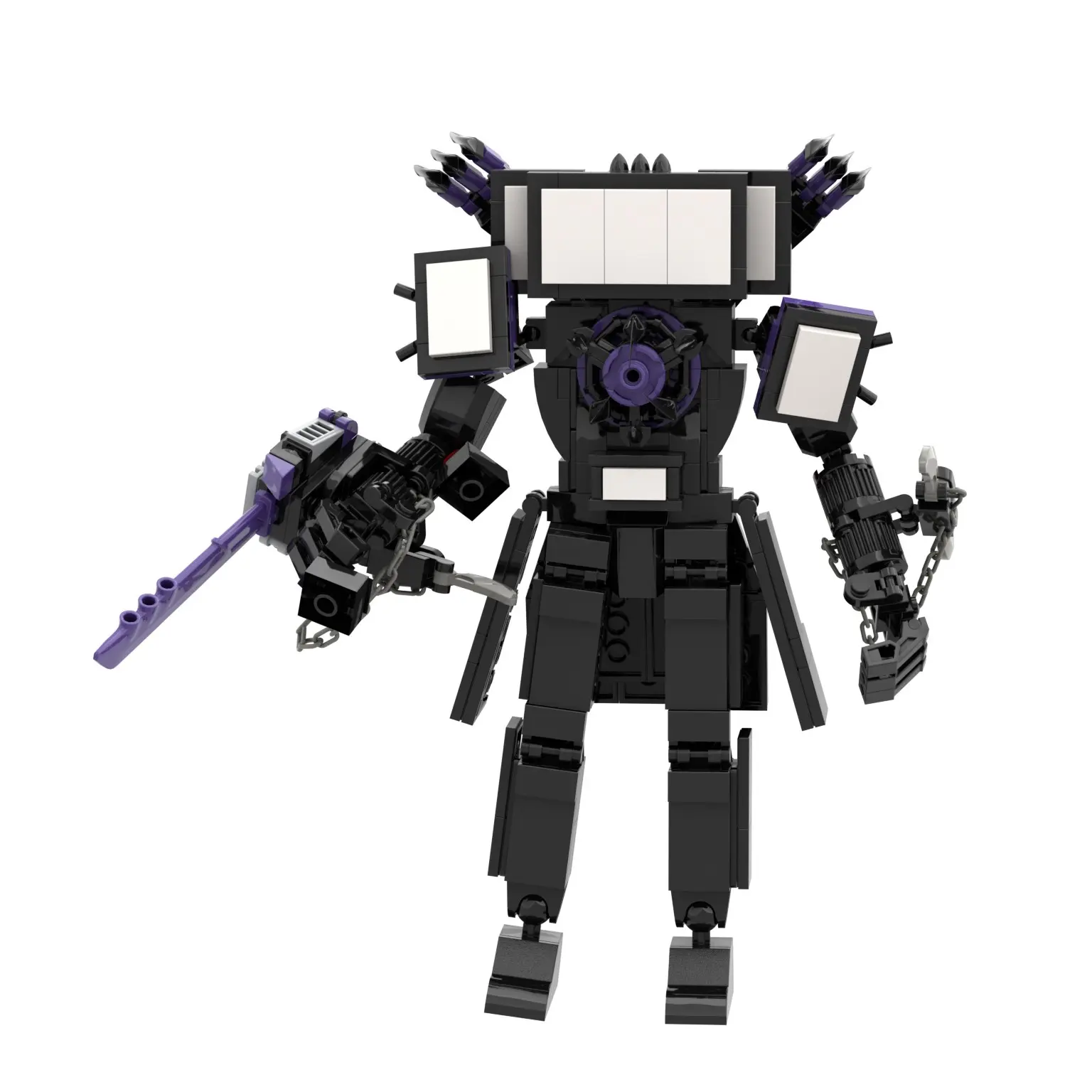 Titan TV Man Toilet Man Mech Upgrade Building Blocks, Boy DIY Model Toy, Birthday Gift, Unisex, No Battery, Bricks & Parts