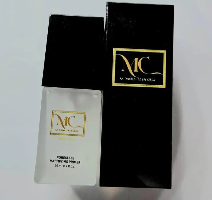 La Mario Cosmetics Matte Finished Primer - Oil-Free & Oil Control - 20ml Tube - Ideal for Oily Skin - Makeup Foundation Primer