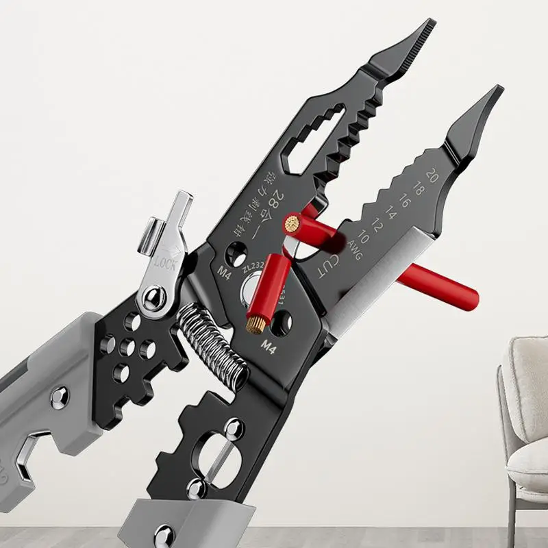 Multi-functional Wire Stripper, Electrician Wire Stripper Tool, Cable Cutter, Professional Hand Tool