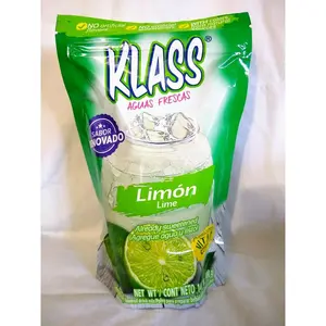 Klass Lime (Limón) Powdered Drink Mix 14.1 Oz Package