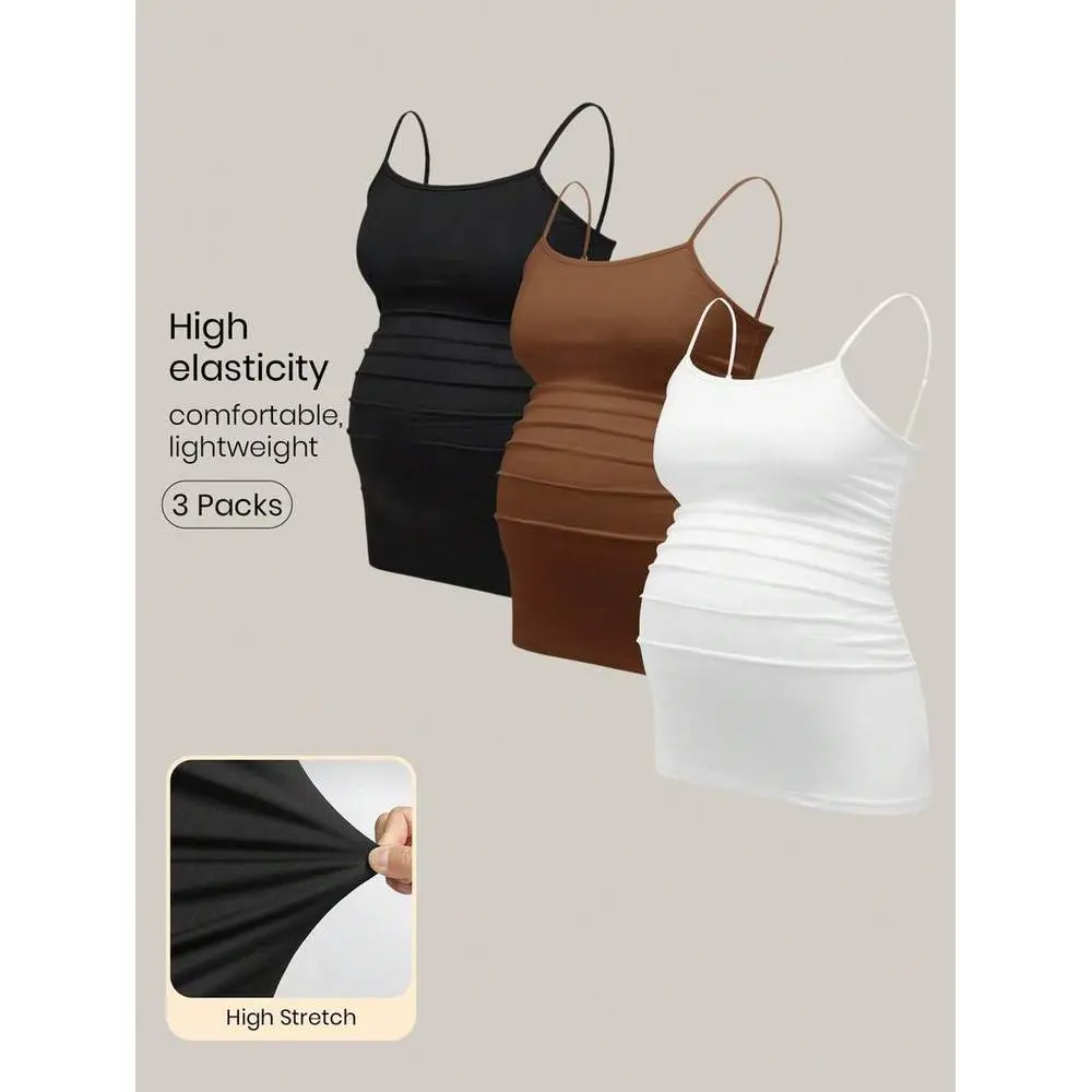 Maternity Tank Tops & Camisoles, Solid Color Minimalist Fashion Casual, Suitable For Daily Wear