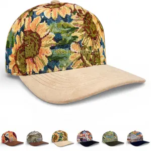 Artistic Baseball Cap Snapback Adjustable Cotton Hat Suede Visor Men Ball Caps