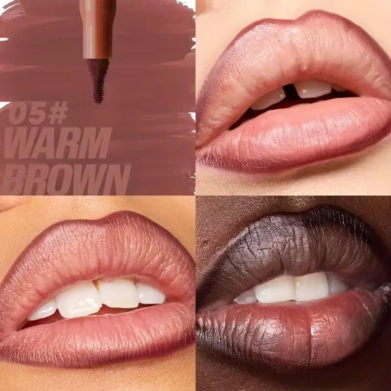 Lip liner, Lipliner, matte finish, non-sticky formula, long-lasting wear layered multiple times to define the lips, available in multiple shades, provides precise lip contours, bold and soft looks, suitable for all skin tones Lip Liner Singles