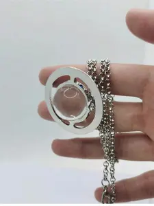 Elegant Rhinestone Planet Couple Necklace, Fashionable Alloy Chain for Couples, Perfect Gift for Anniversaries and Daily Wear