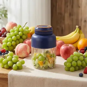 【Ensure the juicer is tightened before use】This portable USB rechargeable juicer cup features a 40.5oz capacity and 34 blades, perfect for smoothies and liquid diets-your summer essential.