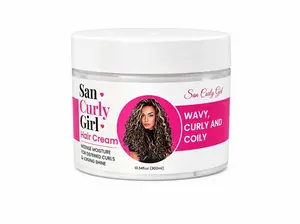 SC Defining Styling Cream for Wavy, Curly and Coily Hair Gel Haircare Moisture Moisturizer with Heat Protector