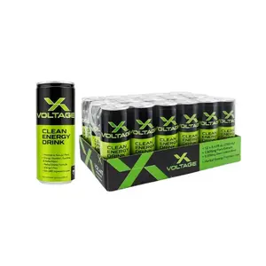 X-VOLTAGE CLEAN ENERGY DRINK 24 UNITS CASE Sport Beverage X-VOLTAGE CLEAN ENERGY DRINK 24 UNITS CASE Sport Beverage