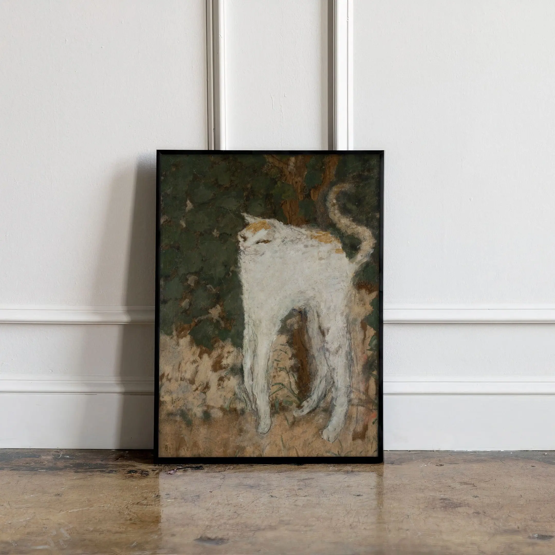 Pierre Bonnard 1894 Cat Print, Pierre Bonnard Poster, Cat Poster, Exhibition Print, Famous Artwork, Vintage Wall Art, 1 Piece, China Harvested