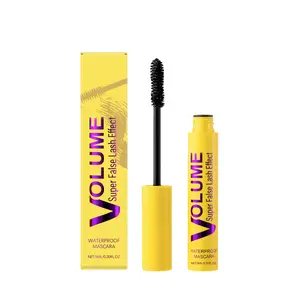 Long-Lasting Waterproof Mascara,Lengthening&Volumizing Formula for Bold, Separated Lashes, Bubble Lash Mascara, Black 9ml Lightweight Cosmetic