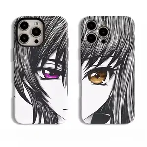 Code Geass Couple Unique Artistic Phone Cases For iPhone 17 Promax Pro Air 16 Plus 15 14 13 12 11 Shockproof Protective Cover Perfect Christmas Halloween Birthday Gift