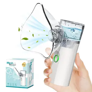 Portable Handheld Nebulizer, Rechargeable Mesh Nebulizer Machine with Accessories for Adults and Kids, Handheld Electric Atomizer for Breathing Issues