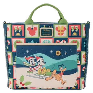 Mickey & Friends Holiday Convertible Backpack & Tote Crossbody Bag