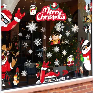 Christmas Decoration Stickers/Decals 2025 - Creative Holiday Window & Wall Decals for Home, Indoor & Outdoor. Waterproof Vinyl, Easy to Apply & Remove. Best Christmas Gift & Stocking Stuffers for Family, Kids, christmas home decor