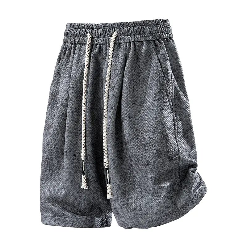 Summer American Style Men’s Tie-Dye Jacquard Shorts — Versatile Casual Loose Fit, Sporty, Plus Size
