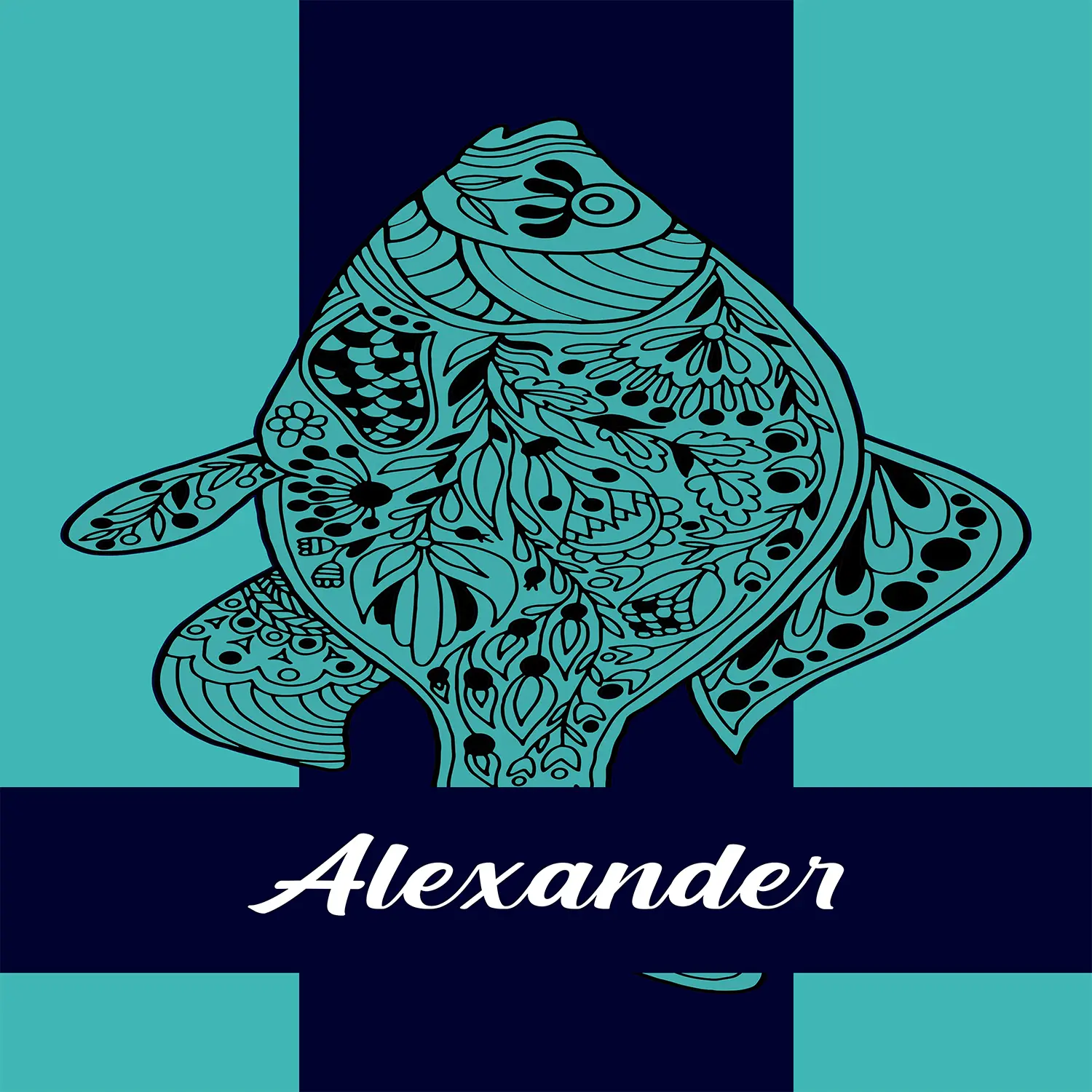 Name - Boho Manta Ray Ocean