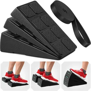 Squat Wedge - Squat Wedge Block 520 LBS Weight Capacity - Slant Board for Calf Stretching - Calf Stretcher Slant Board - yoga blocks