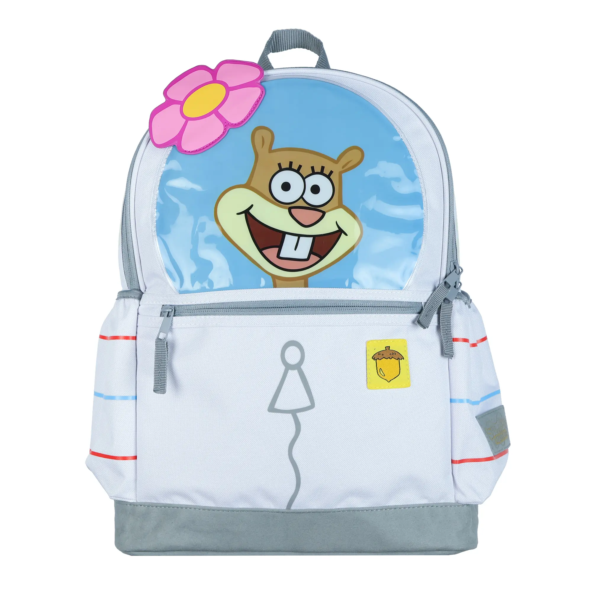 Nickelodeon SpongeBob SquarePants Backpack 16" Sandy Cheeks Character Tote Book Bag