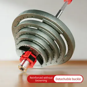 1 Pair Quick Release Barbell Clamps, 2 Inch Olympic Bar Weight Plates Collar Clip, Secure Lock Buckle for Weightlifting, Workout, Fitness Training & Bodybuilding