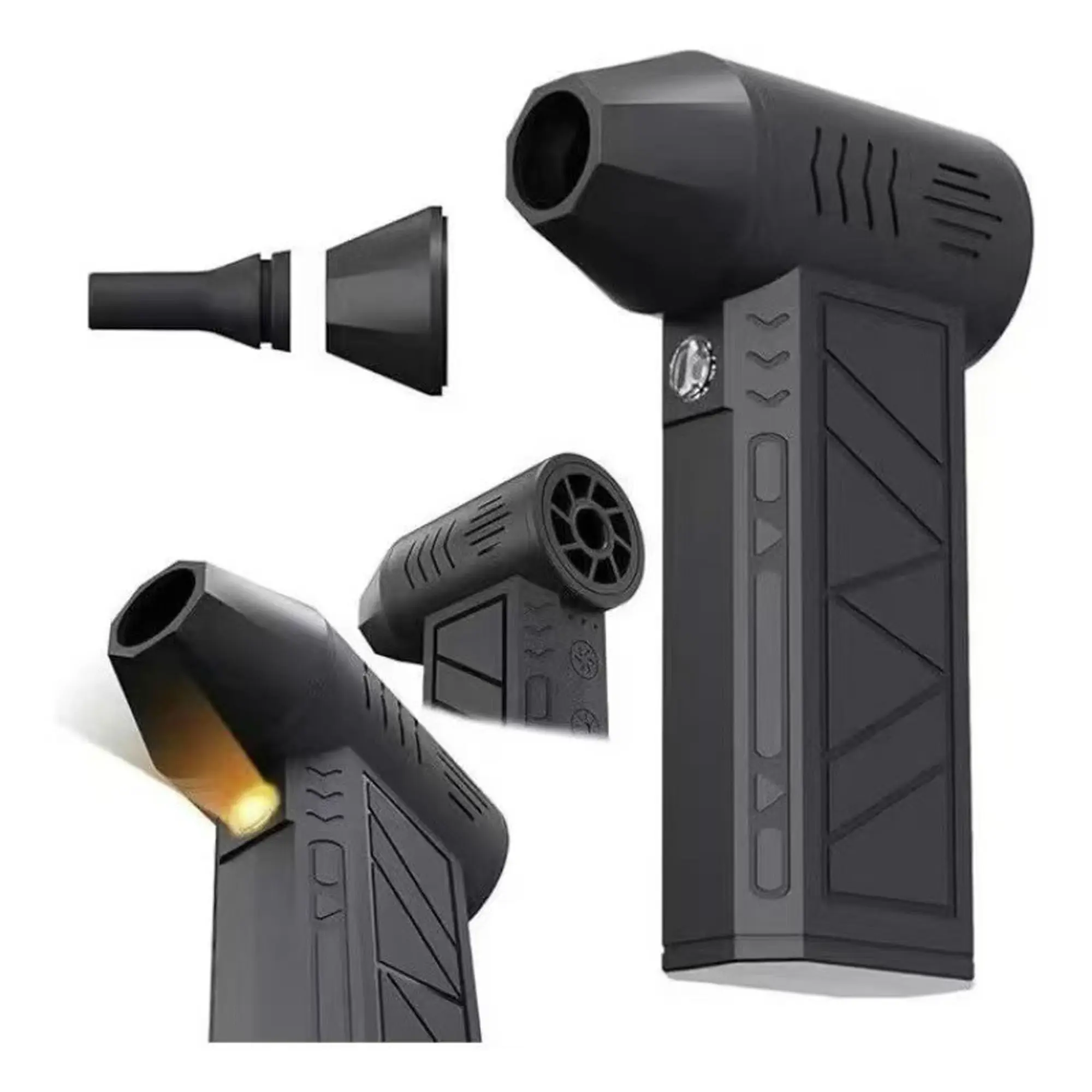 High Speed Turbo Compressed Air Blower, WirelessRechargeable Dust Collector, Handheld Violent Fan forKeyboard, Computer, Car & Home Use