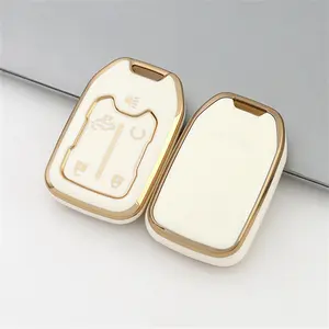 Car Key Case, Car Key Accessory, Durable Car Key Protector, TPU Car Key Case for Chevy Suburban Tahoe Terrain Acadia Mustang Silverado Sierra 1500 2500 3500HD, Automotive, Covers, Car Accessories