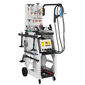 YOKOMA Steel Stud Welder Dent Repair Kit with Data Recovery Function Spot Welding Dent Puller with Professional Tool Cart 220V