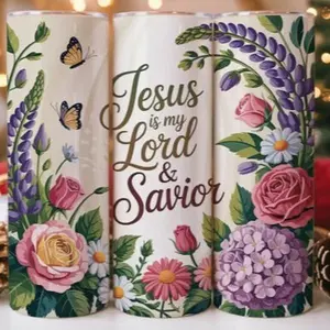 Jesus | 20oz Skinny sublimation tumbler transfer print out (TRANSFER ONLY, NOT A FINISHED TUMBLER)