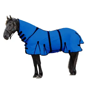 Equestrian Mesh Fly Sheet for Horses - Durable Mesh, Belly Guard, UV-Blocking Protection, Breathable Design, Multiple Sizes, Horse Supplies for Mosquito Bite Prevention