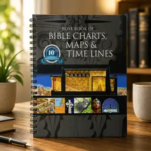 Bible Study Guide with Charts Maps & Timelines, Christian Workbook & Biblical History Reference Book, Scripture Learning Companion, Bible Study Resource for Men Women, Church Groups, Homeschool, Sunday School & Religious Education