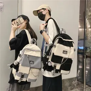 2025 Trend Individuality Student Backpack Large Capacity Fashion Boy Backpack Computer Bag Schoolbag