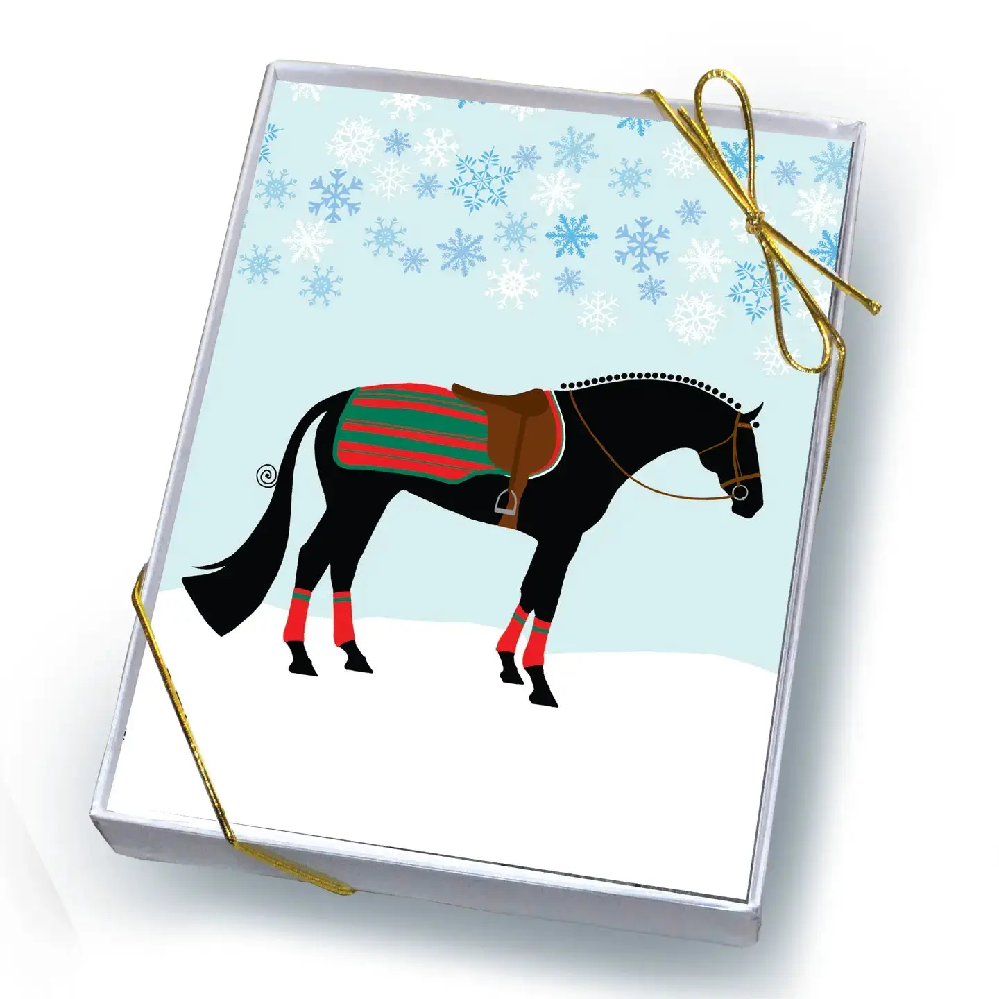 Horse Boxed Christmas Cards: Newmarket Blanket Hunter Horse