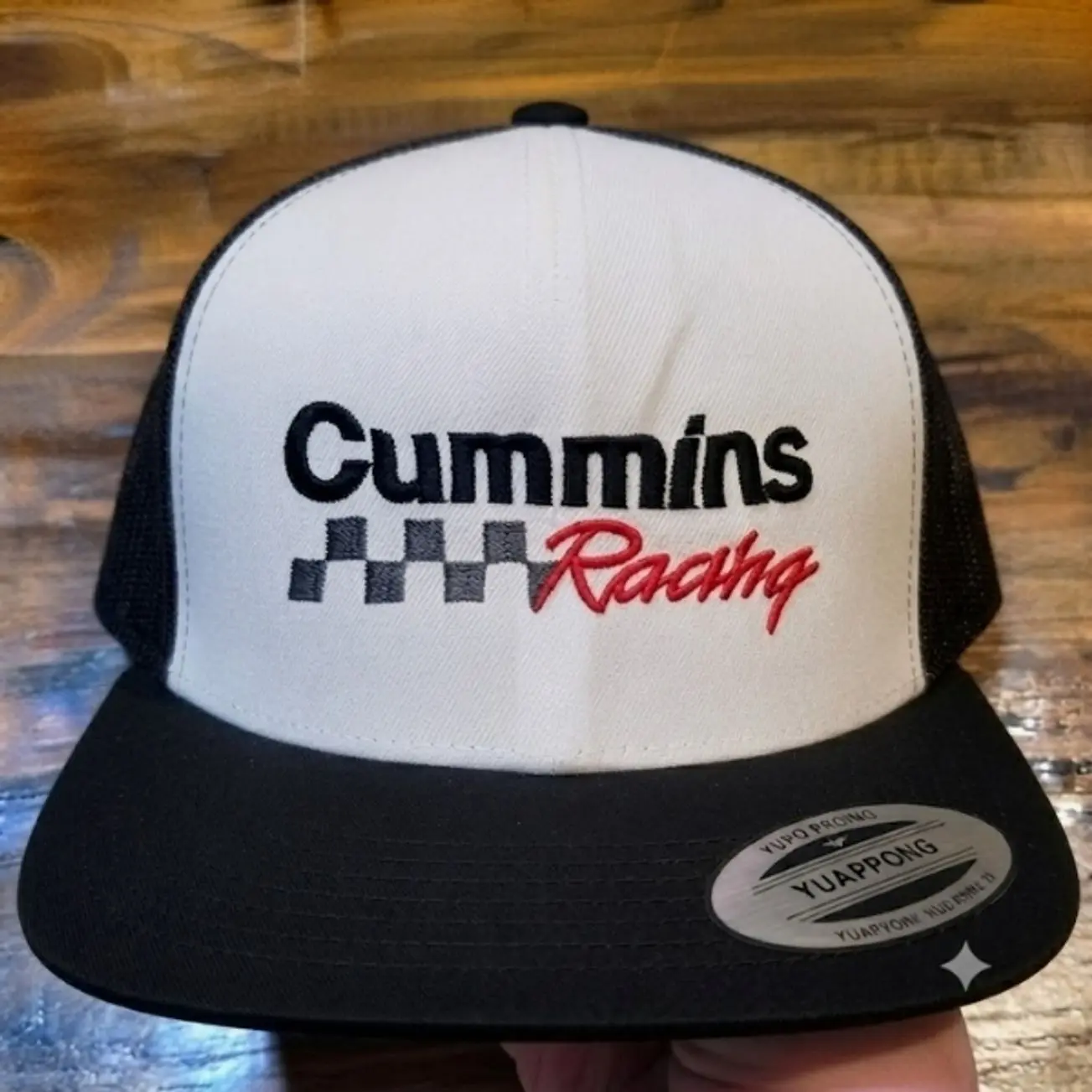 Cummins Racing Embroidered Retro Hat Trucker Hat Many Colors Snapback Hat, Unisex Casual Street Style, Gift Idea For Her Him, Unisex Everyday Wear
