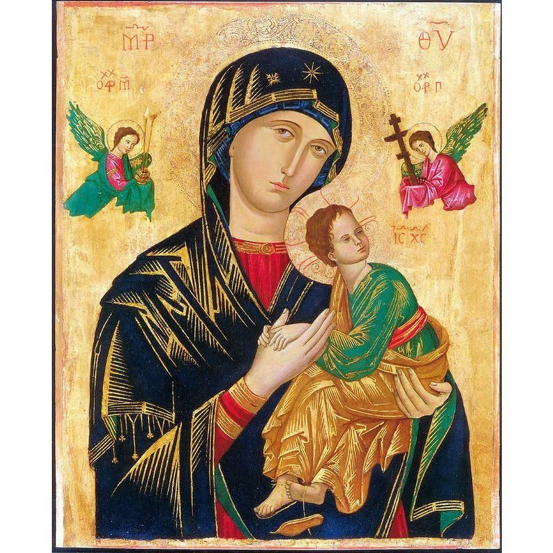 Religious Icon Art of Jesus and Virgin Mary  Canvas Wall Painting for Home Decor Posters  Prints